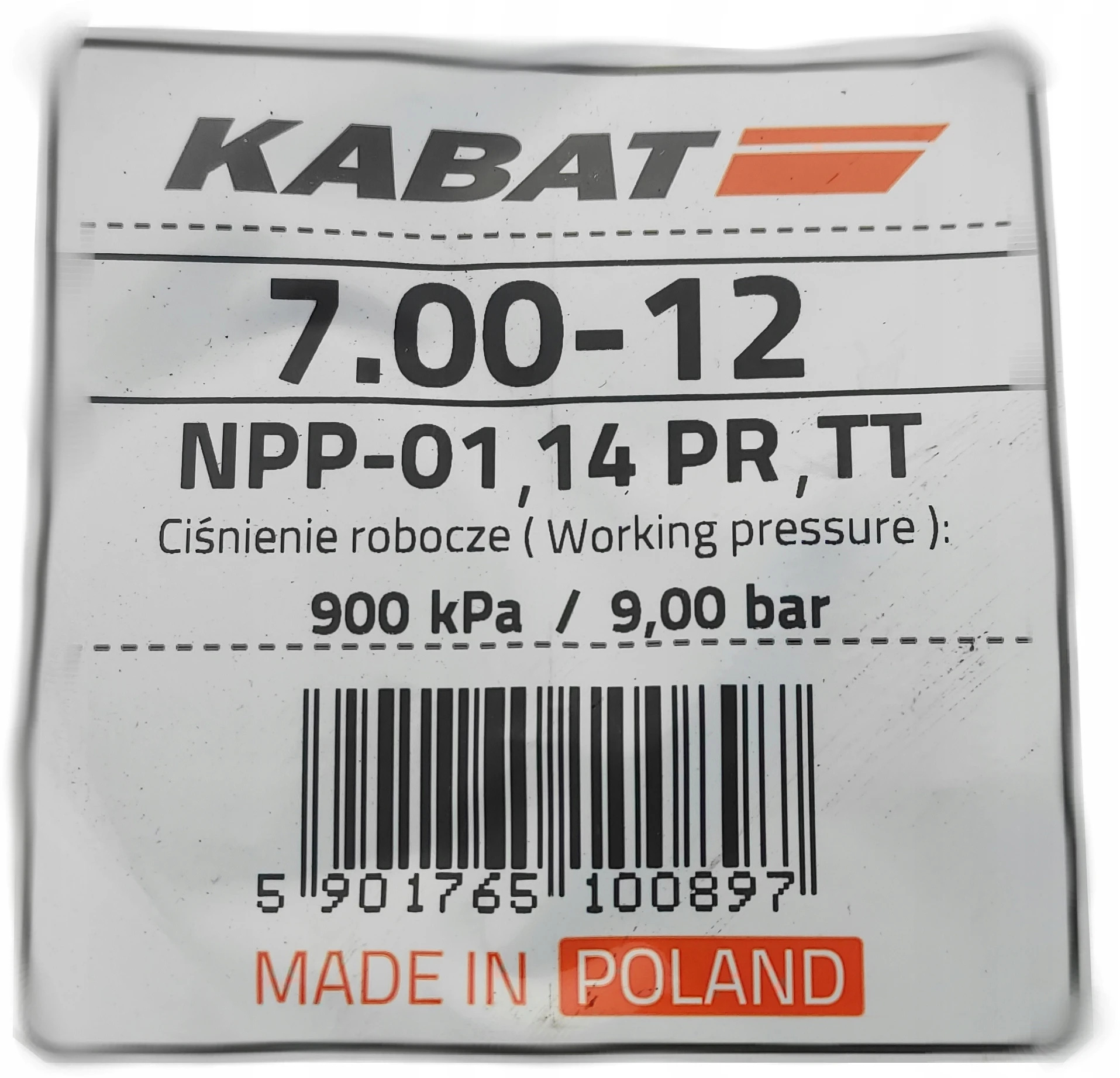 7-12 opona KABAT New Power Pneumatic 14